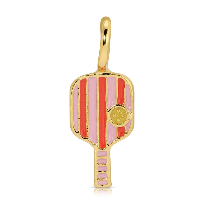 Gold Pickleball Charm