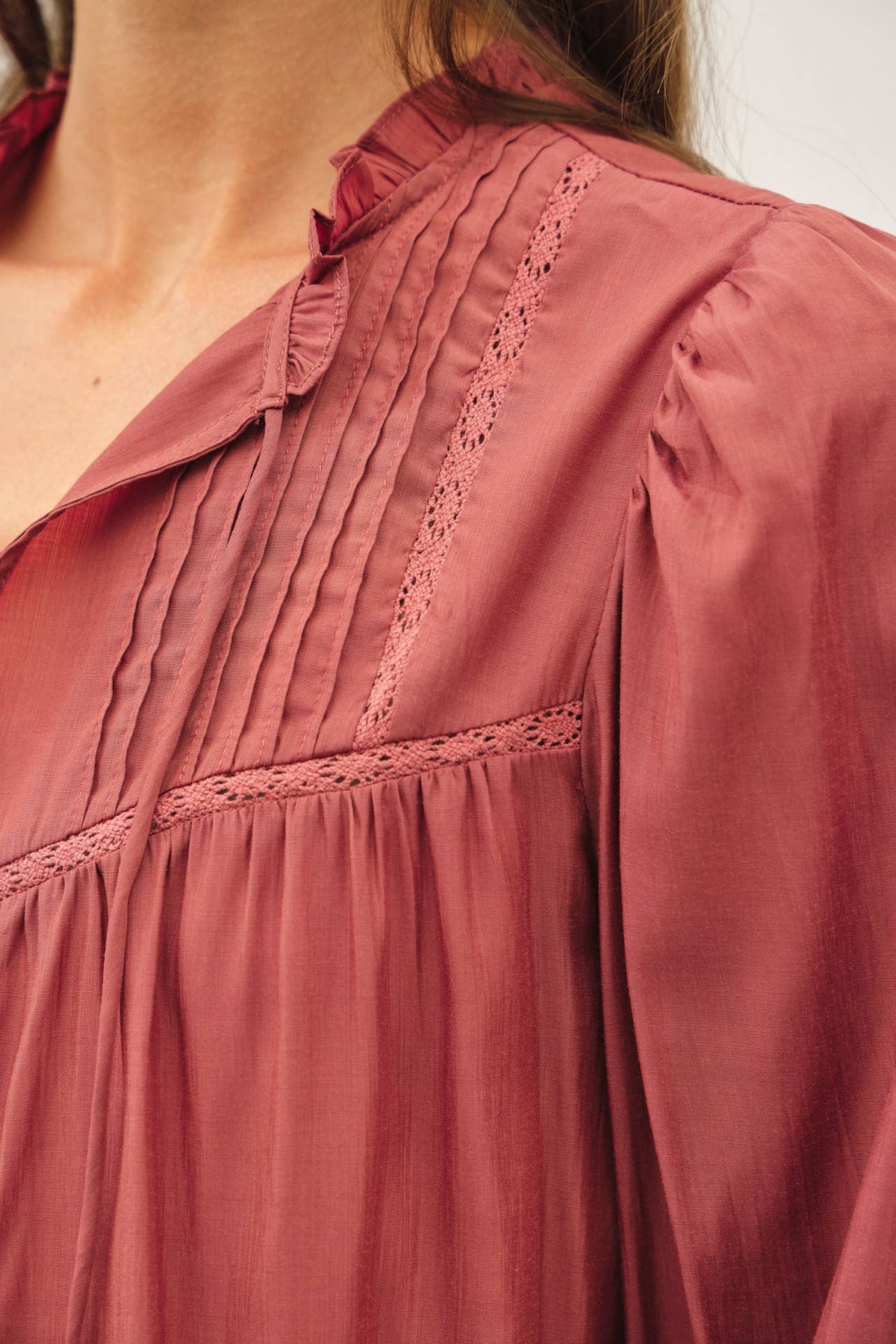 Rust Boho Blouse