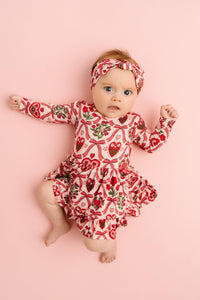 Sweetest Valentine Long Sleeve Bodysuit Bamboo Dress