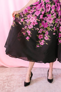 Floral Print Gown