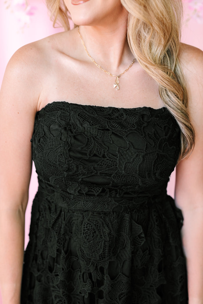Woven Lace Midi