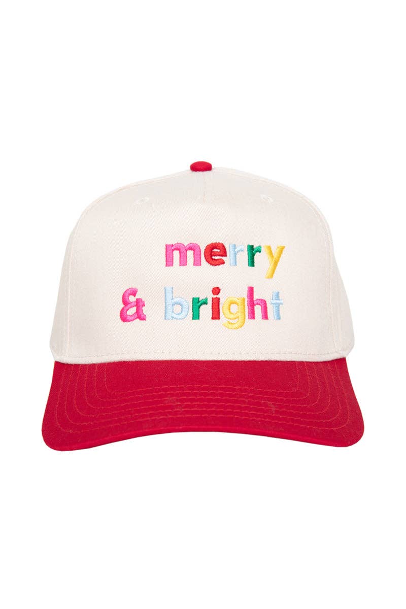 Merry & Bright (Multi) Vintage Christmas Trucker Hat