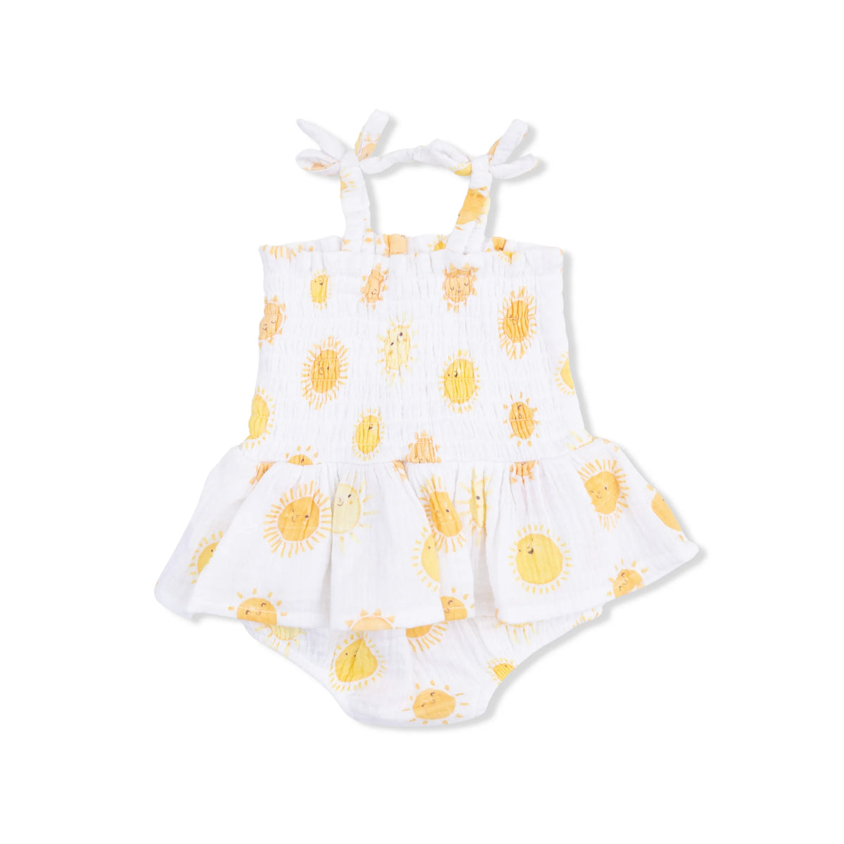 Happy Suns Smocked Bubble