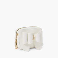 White Boxy Bow Crossbody