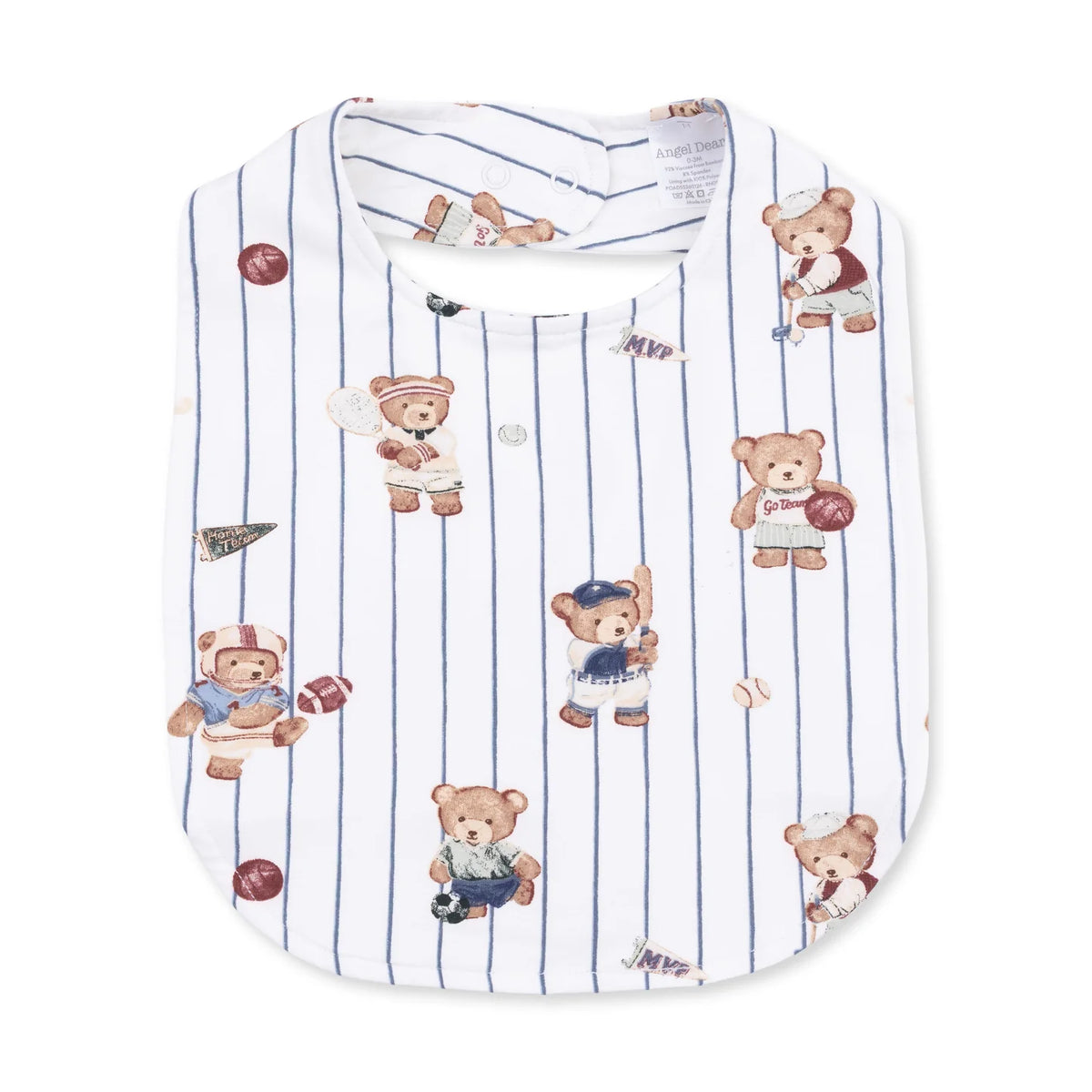 Mixed Sports Bears Bib