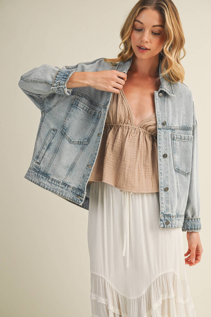 Light Wash Denim Jacket