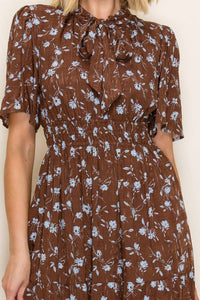 Ditsy Floral Midi Dress