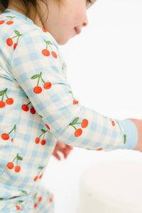 Cherry Picnic Bamboo Set