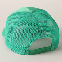 Merry  Embroidery Mesh Back Trucker Hat