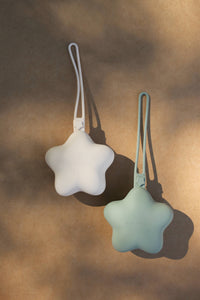 Sage/Shifting Sand Silicone Pacifier Case (2 Pack)