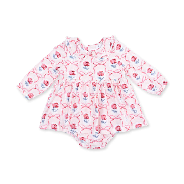 Leslie Rose Ruffle Bubble w/Skirt