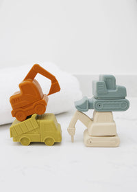 Construction Silicone Bath Toy Set 