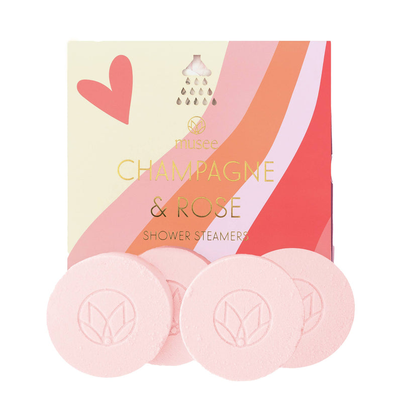 Champagne and Rose Shower Steamers