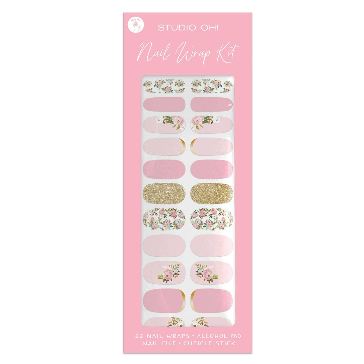 Bella Flora Nail Wrap Kit