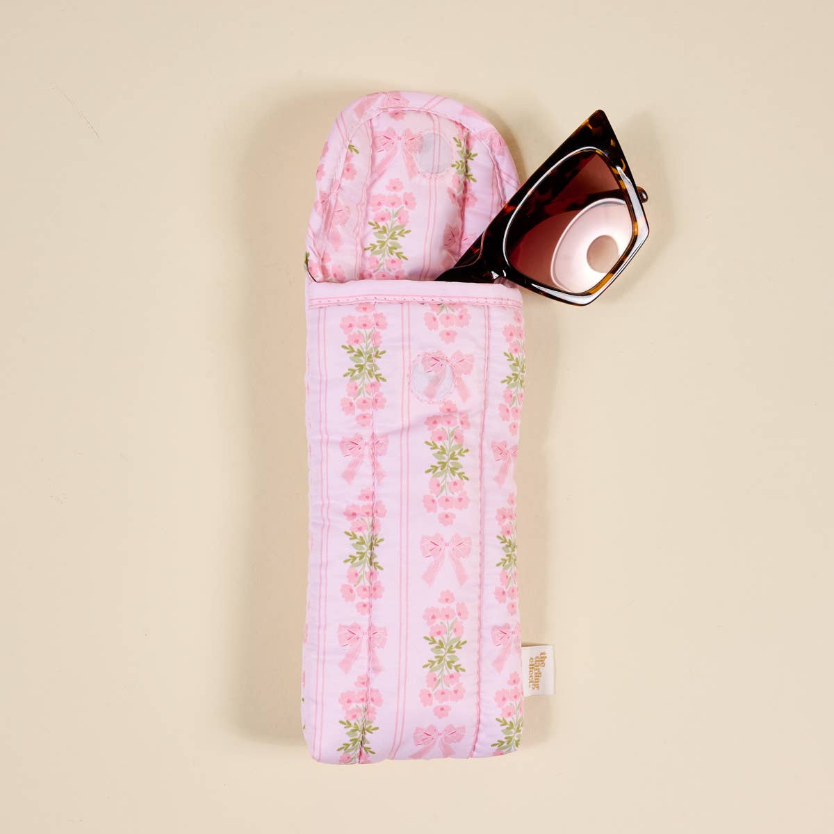 Puffy Sunglasses Case–Oh So Fancy Pink