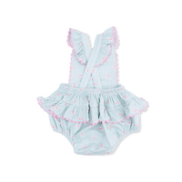 Cherry Stripe Sunsuit