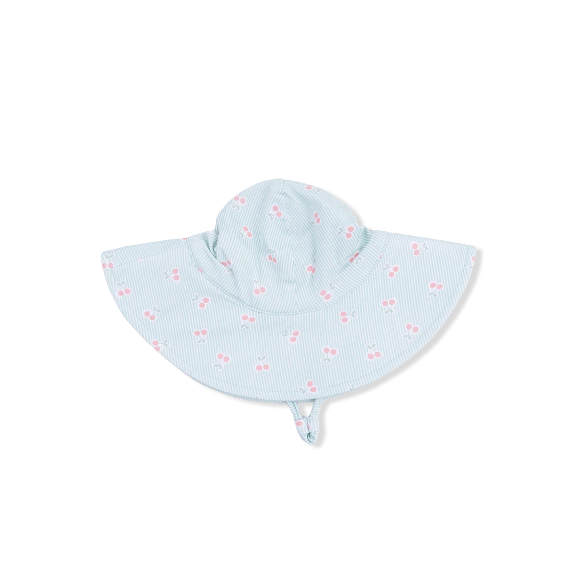 Cherry Stripe Sun Hat