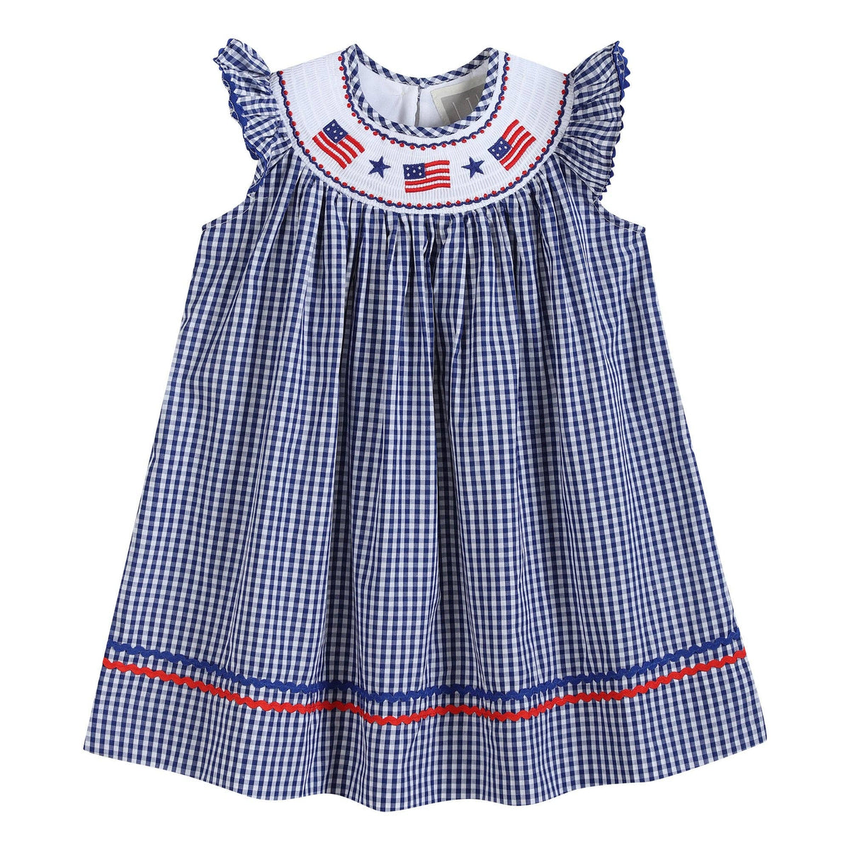 American Flag Smocked Dress