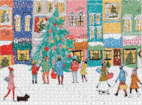 Christmas Carolers Square Boxed 1000 Piece Puzzle