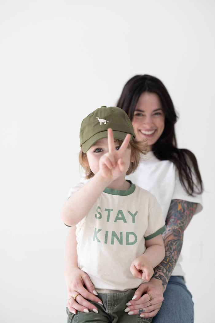 Embroidered Dinosaur Ball Cap