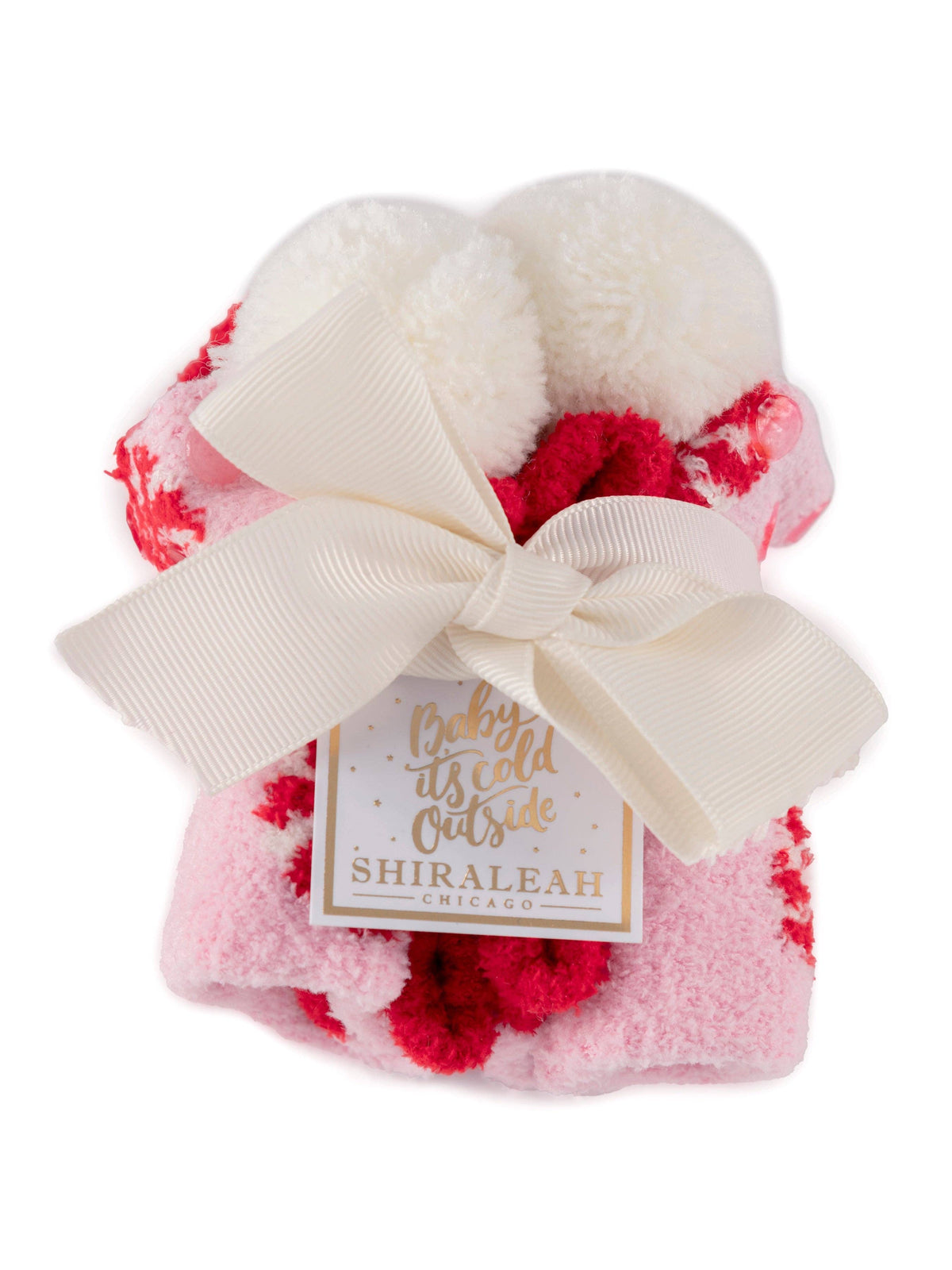 PEPPERMINT HOME SOCKS, PINK