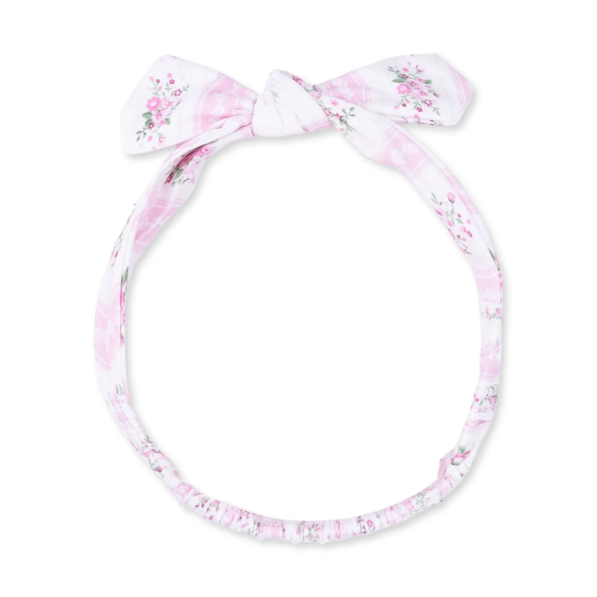 Bella Rose Stripe Knot Headband