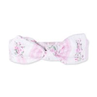 Bella Rose Stripe Knot Headband
