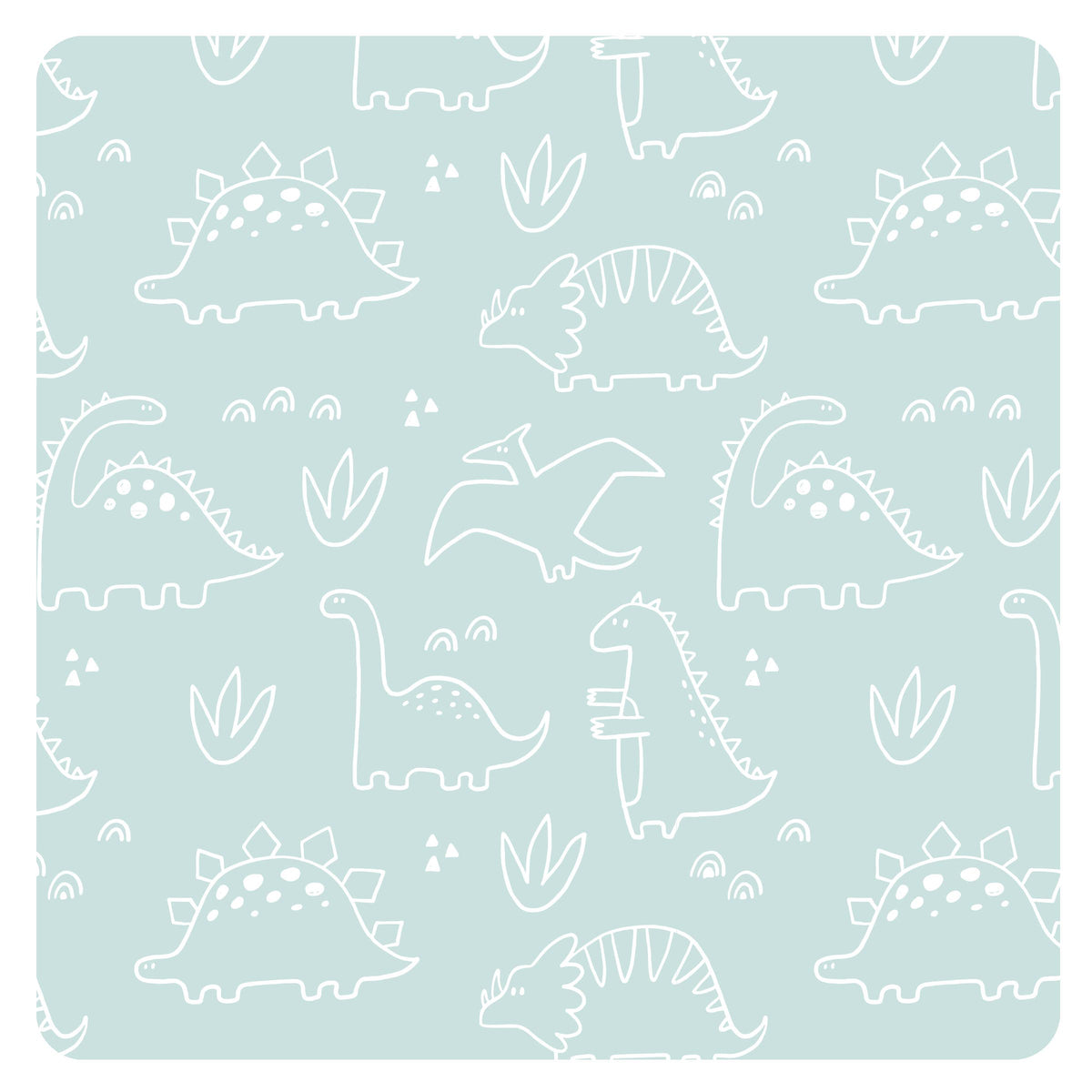 Dino Friends (Sage) Bapron