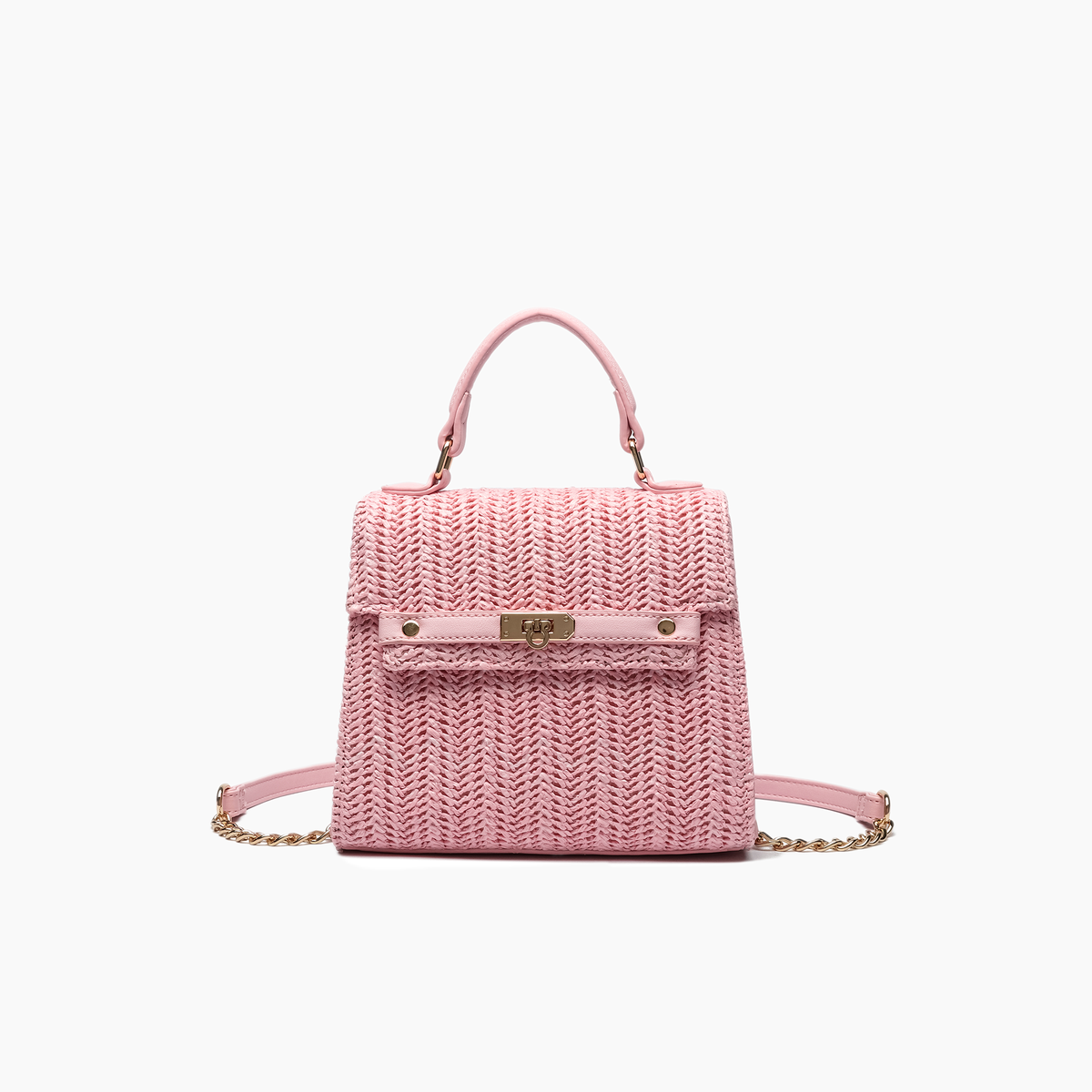 Stella Straw Crossbody Purse