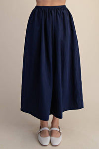 A-Line Midi Skirt