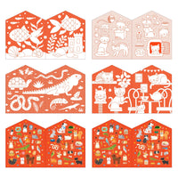 Coloring Book With Stickers: Pets