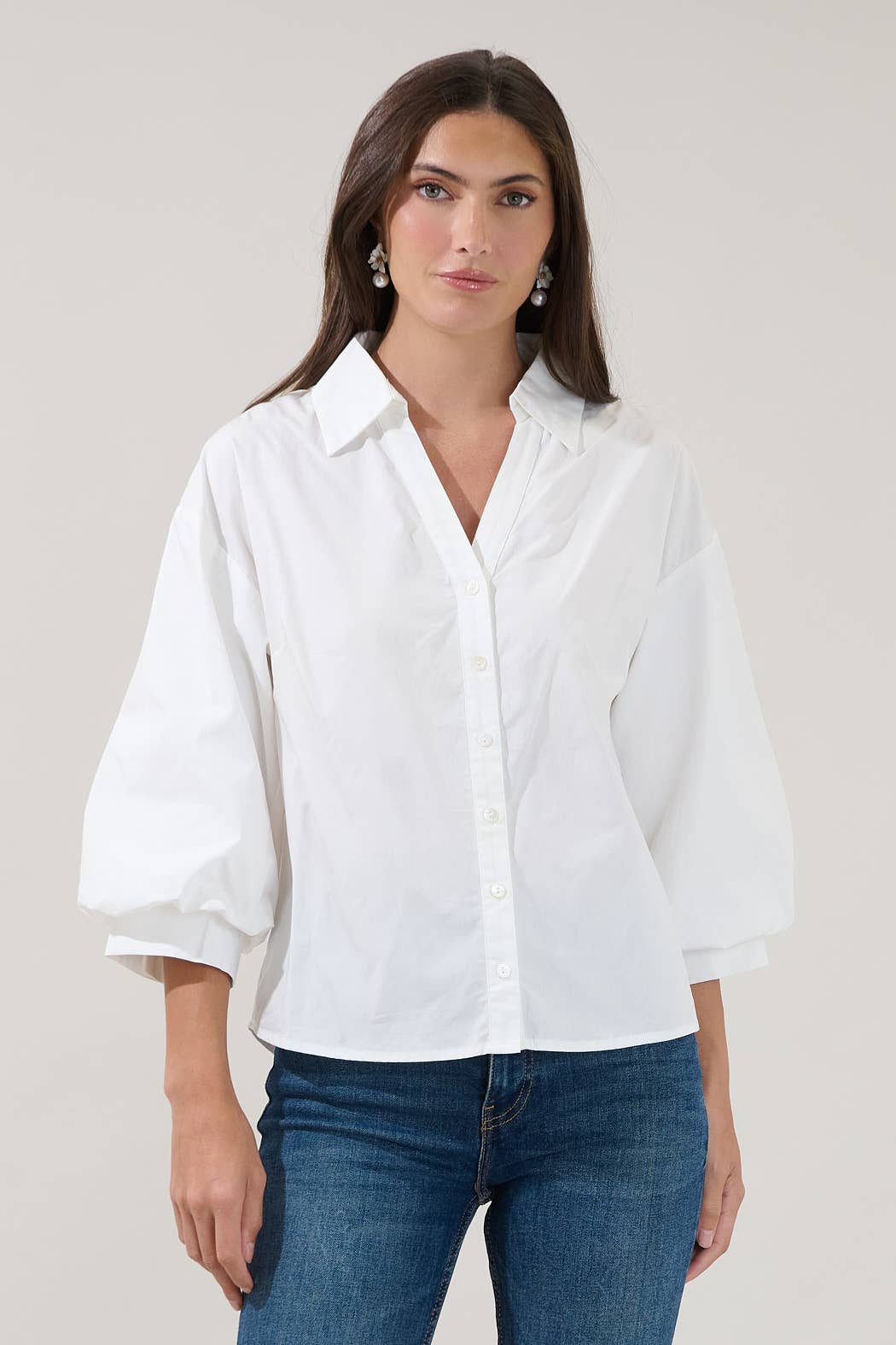 Chalet Button Down Top