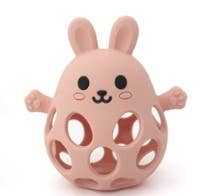 Silicone 3D Funny Bunny Teether