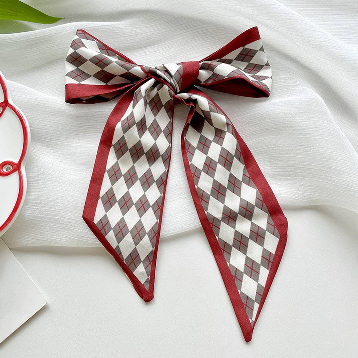 Harlequin Skinny Twilly Scarf