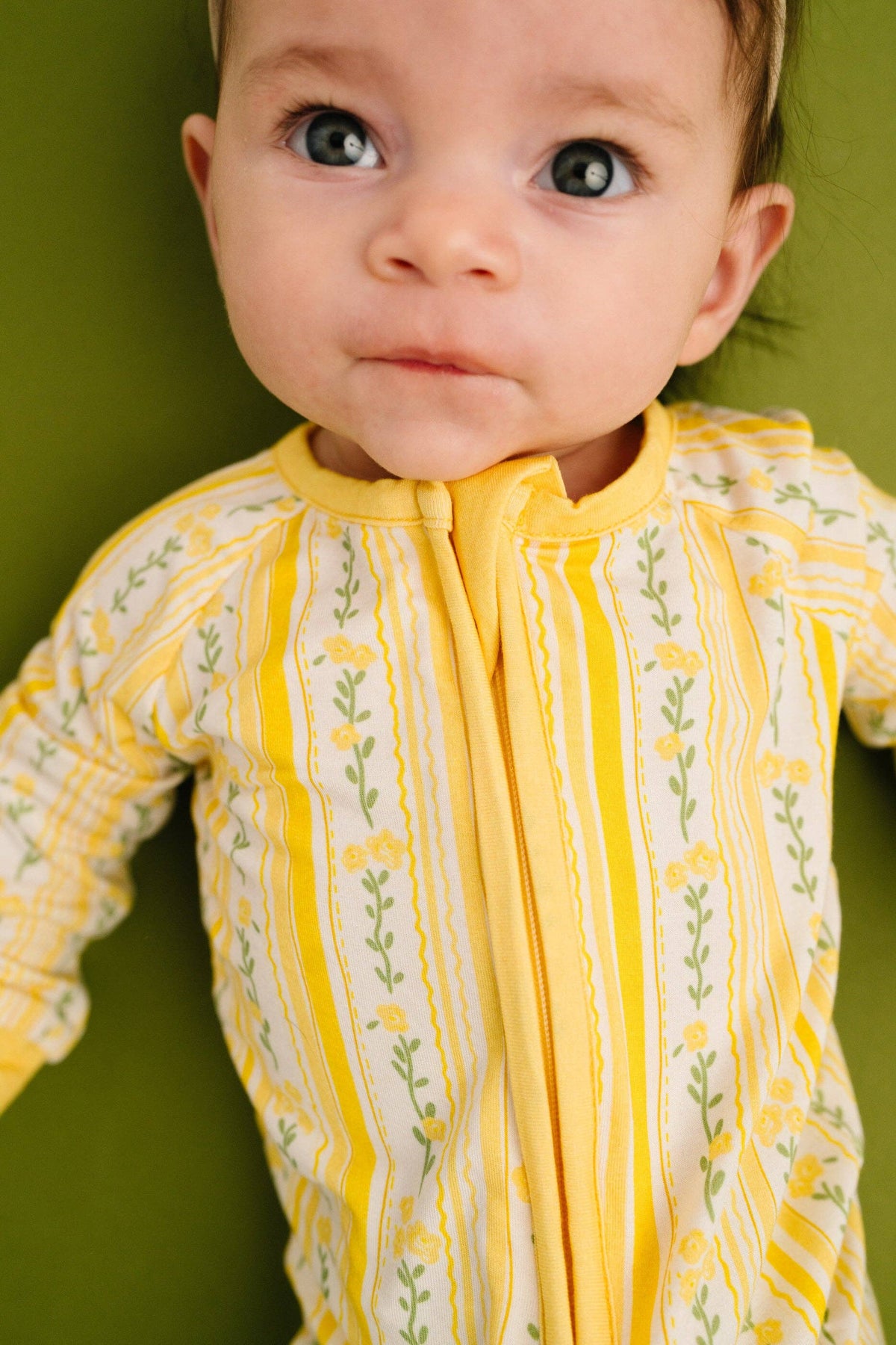 Sunny Meadow Stripe Bamboo Sleeper