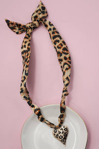 HANDMADE SCARF CHARM NECKLACE