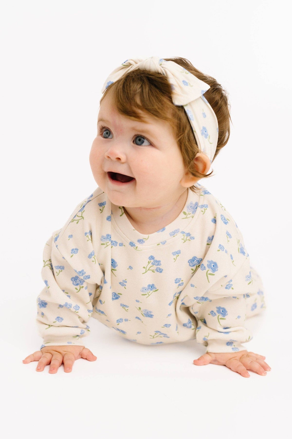 Blue Blooms Sweatsuit