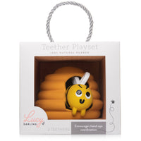 Honey Bee Baby Teether Playset