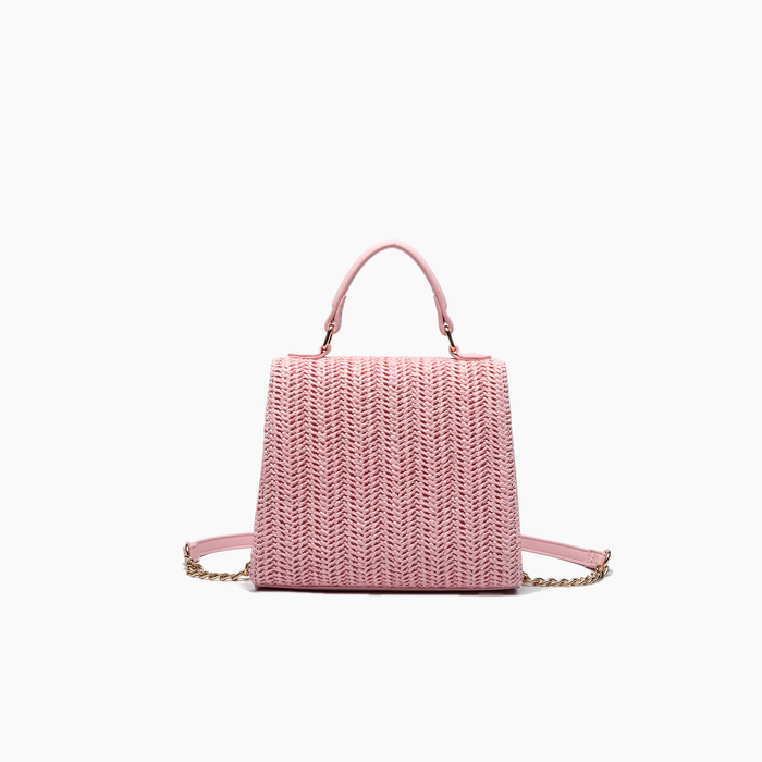 Stella Straw Crossbody Purse