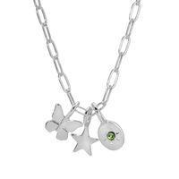 Silver PaperClip Chain (18-20 in)