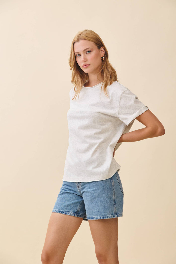 Soft Heather Gray Tee