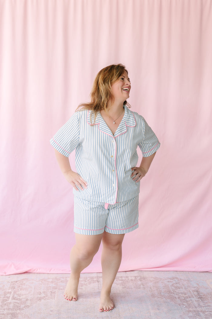 Seersucker Pajama Set