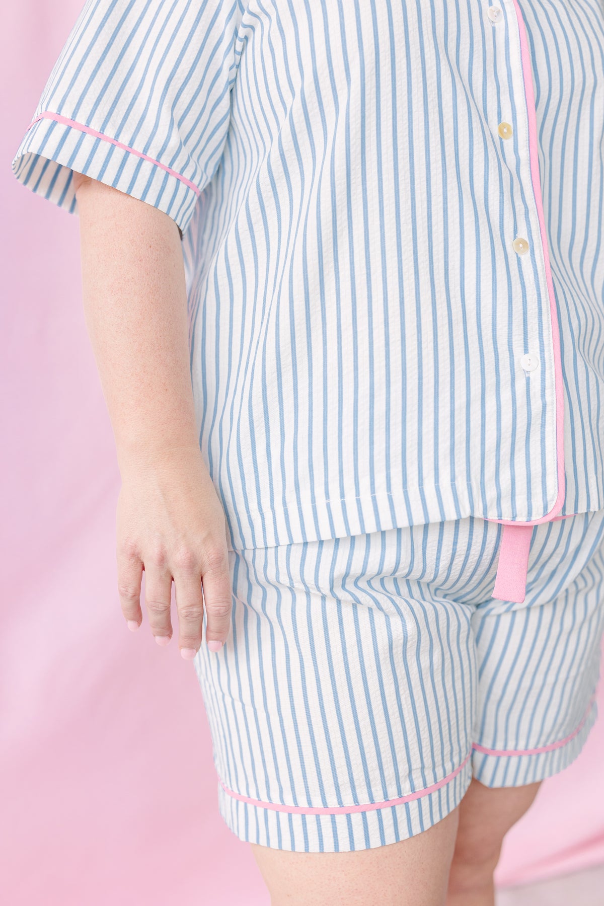 Seersucker Pajama Set