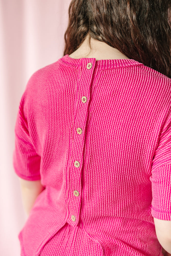 Pink Double Knit Set
