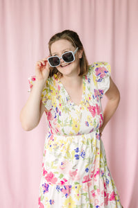 Leonie Floral Tiered Midi Dress