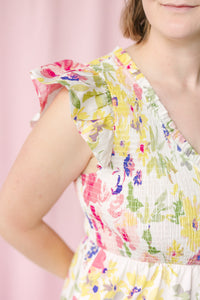 Leonie Floral Tiered Midi Dress