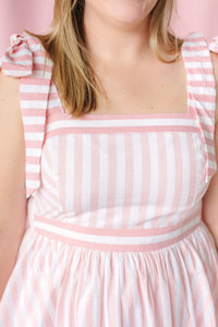 Pink Stripe Maxi Dress