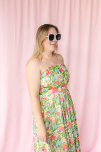Pleated Top Marigold Dress