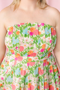 Pleated Top Marigold Dress