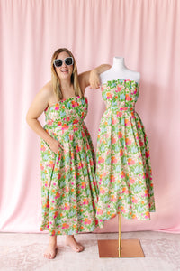 Pleated Top Marigold Dress